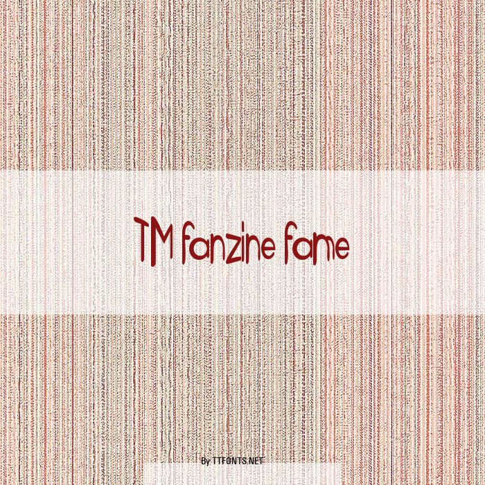 TM fanzine fame example